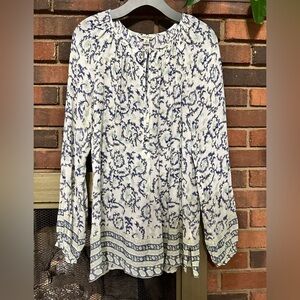 #8) Lucky brand boho style top.